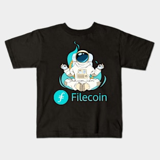 Filecoin Crypto coin Crytopcurrency Kids T-Shirt